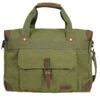 Pure Trash Canvas Handbag Olive -HIGHLANDER Sales Store 30046B Pure Trash Canvas Handbag Olive