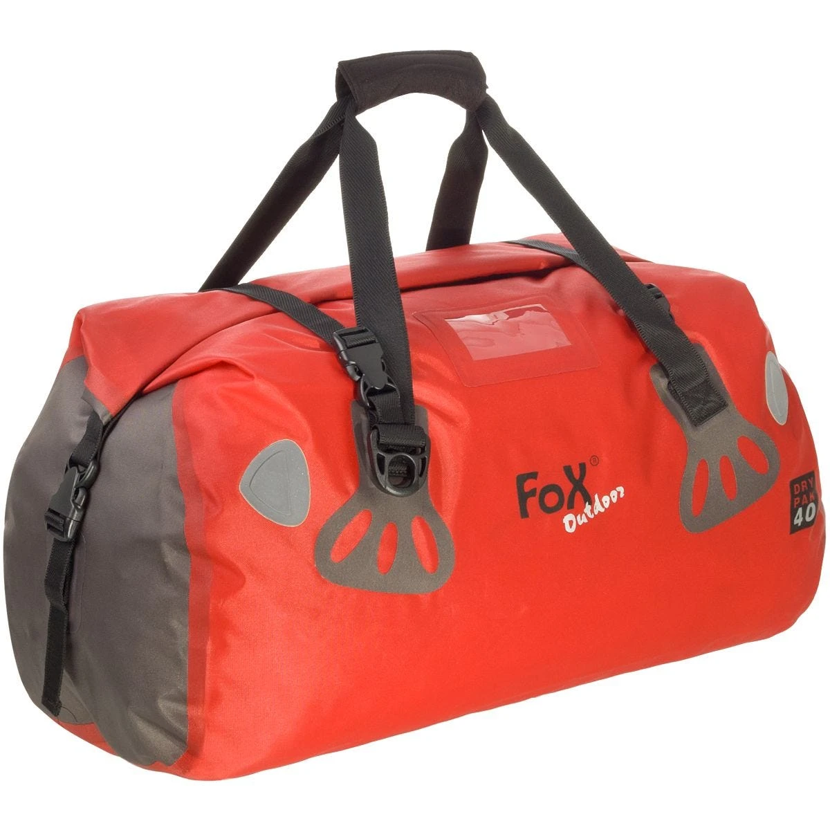 Fox Outdoor Waterproof Duffle Bag DRY PAK 40 Red 5 Fox Outdoor Waterproof Duffle Bag DRY PAK 40 Red - Image 3