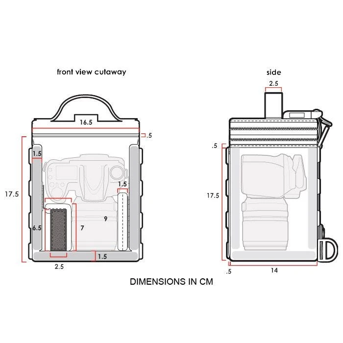 Hazard 4 Forward Observer MOLLE SLR Camera Bin Black 6 Hazard 4 Forward Observer MOLLE SLR Camera Bin Black - Image 4