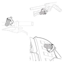 Hazard 4 NightCrawler Flashlight Mount Black -HIGHLANDER Sales Store hazard4 nightcrawler black amaz 4