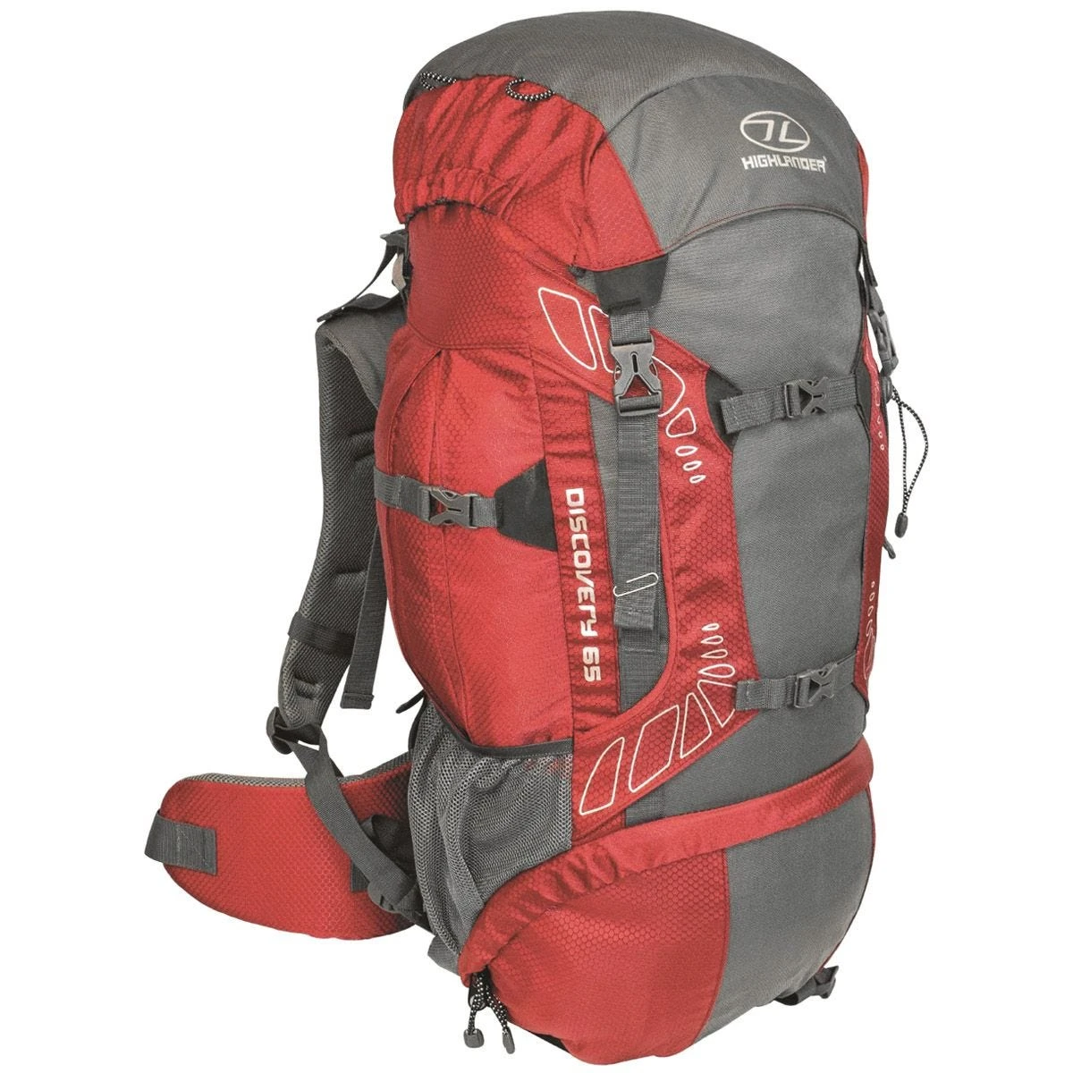 Highlander Discovery 65 Rucksack Red 3 Highlander Discovery 65 Rucksack Red