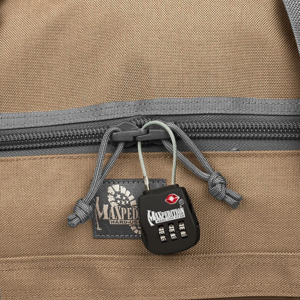 Maxpedition Tactical Luggage Lock Black 4 Maxpedition Tactical Luggage Lock Black - Image 2