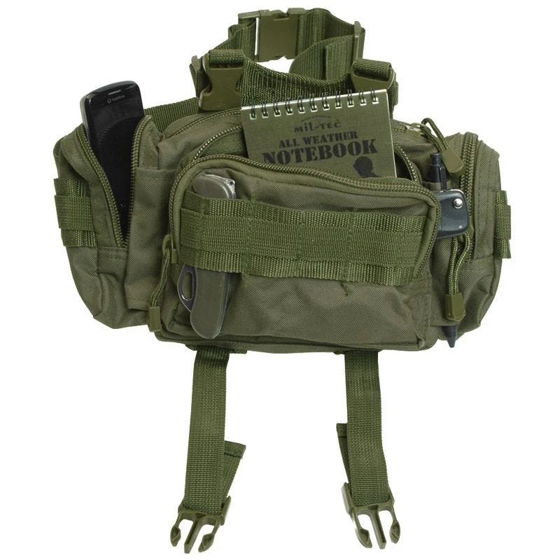 Mil-Tec Waist Bag Modular System Olive 4 Mil-Tec Waist Bag Modular System Olive - Image 2